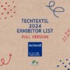 TechTextil 2024 Exhibitor List