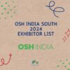 OSH INDIA South 2024 Exhibitor List